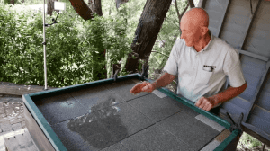 Nicholas-Van-Diemen-Testing-Permeability-Hydropavers