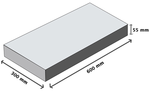 600x300x55mm